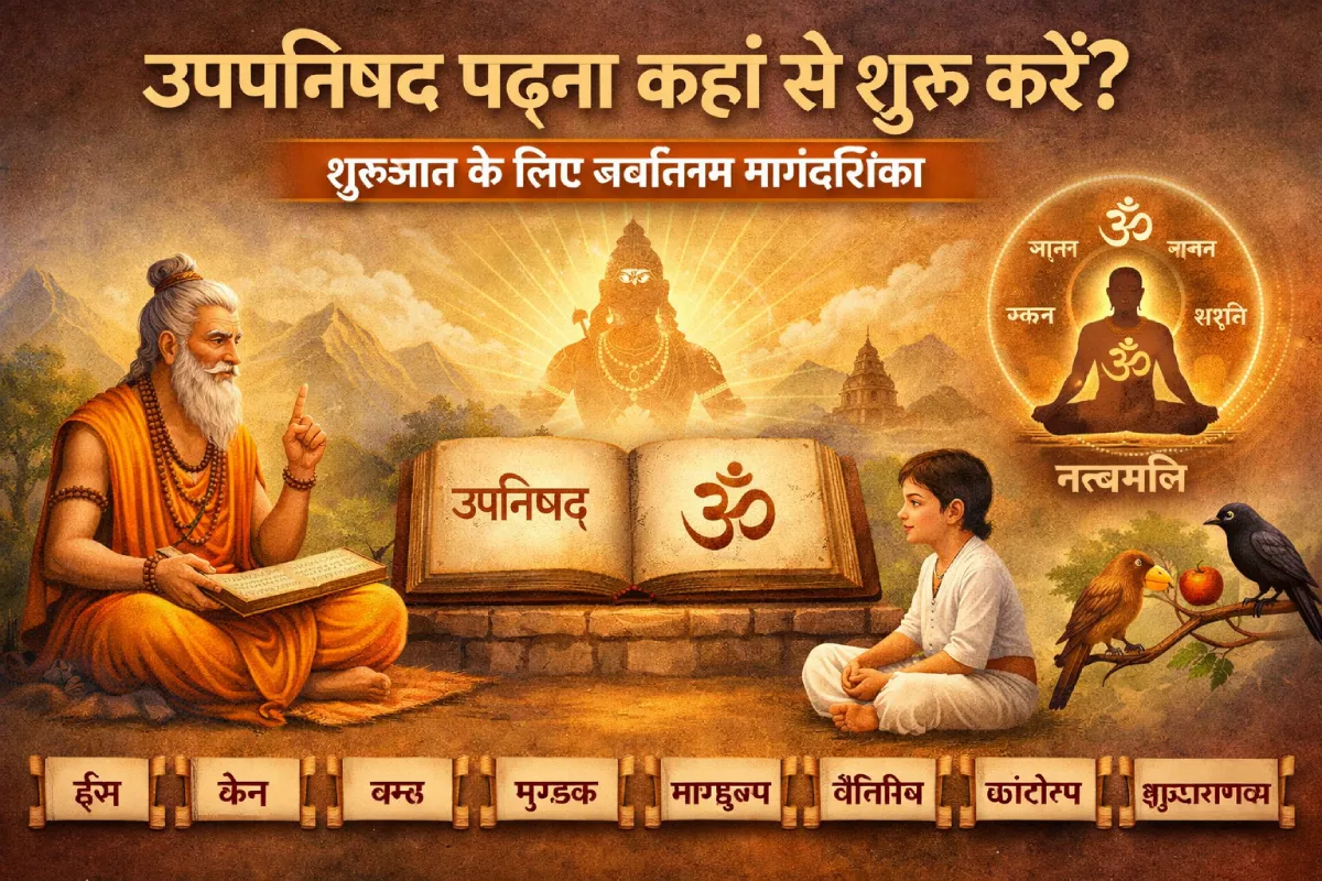उपनिषद पढ़ना कहाँ से शुरू करें